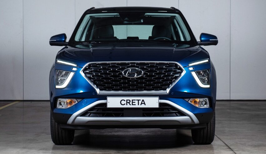 Новый Hyundai Creta 2021 - фронтальная часть