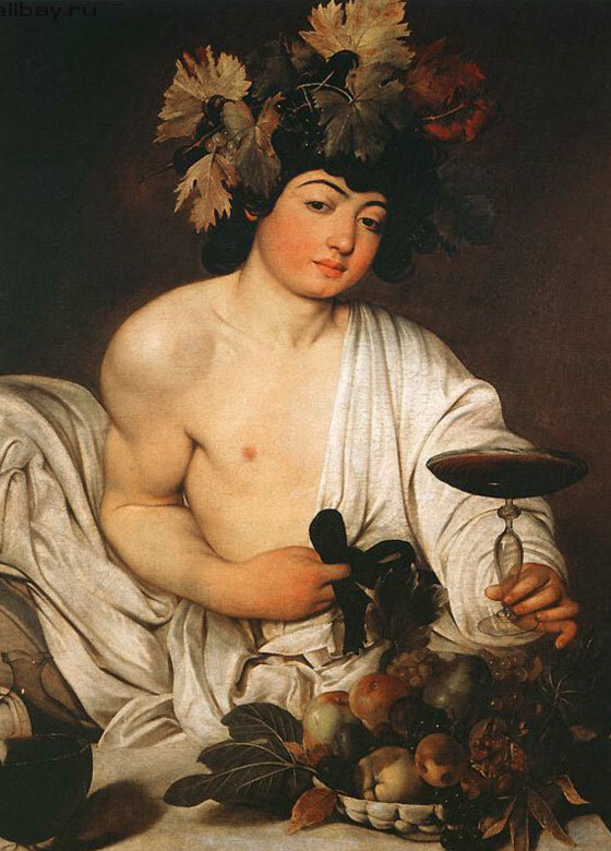Караваджо. Вакх. 1596 г. Галерея Уффици, Флоренция, Италия