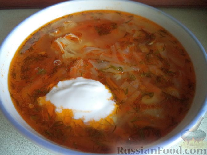 Щи из свежей капусты