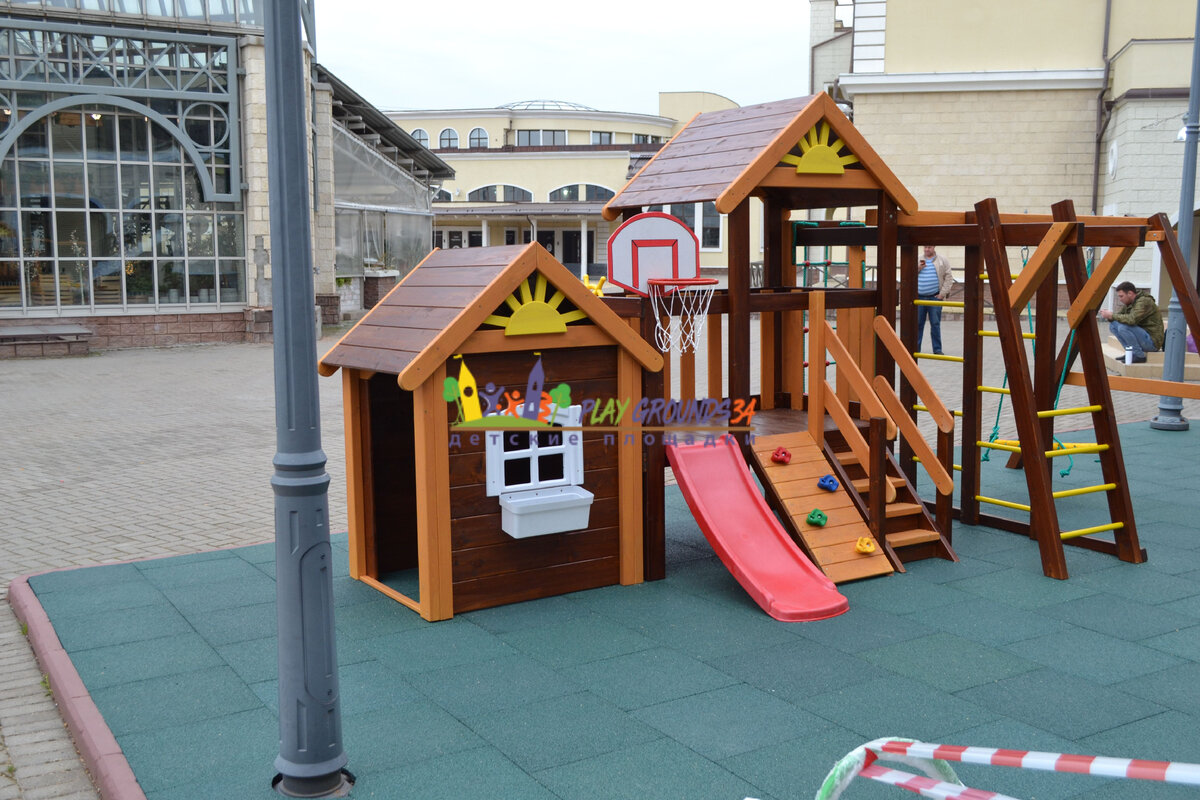 Элементы игровой площадки в детском саду