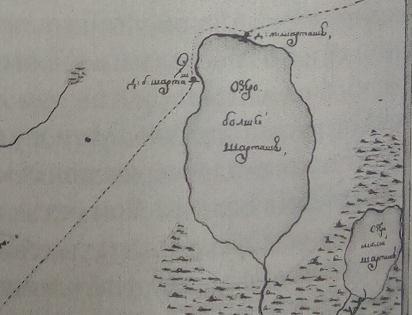 Фрагмент карты 1769 года