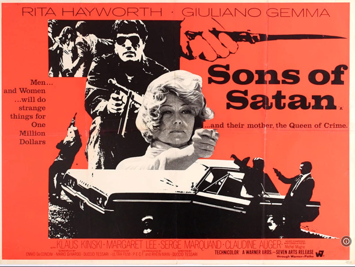 Постер к фильму “Ублюдки” (1968), фото из сети Интернет