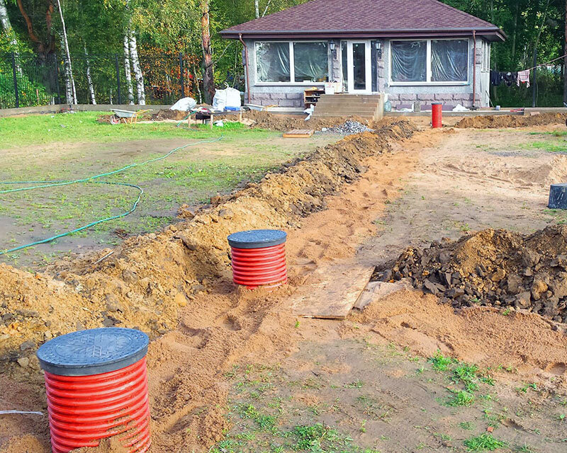 Дренажная система на участке
