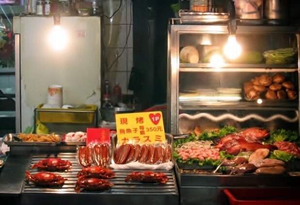 Фото из интернета. Тайвань. Уличные ресторанчики.