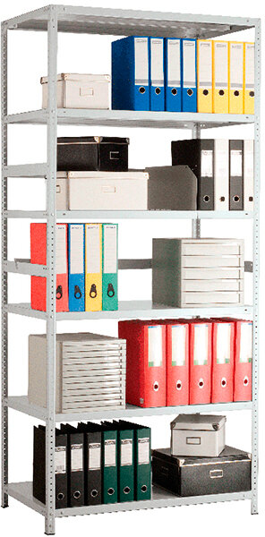 Стеллаж ms 200kd/100х50/4 (4 полки) Архивный