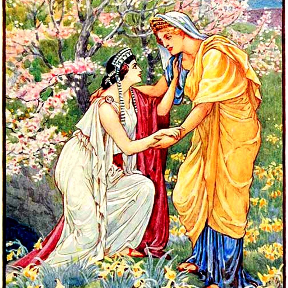 Деметра с дочерью.