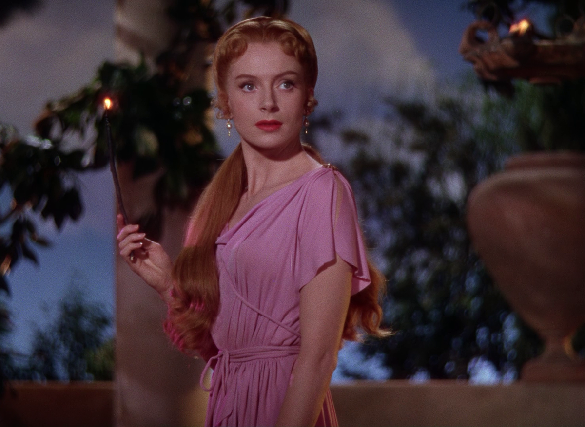 Английская актриса Дебора Керр в роли Лигии из фильма 1951 года