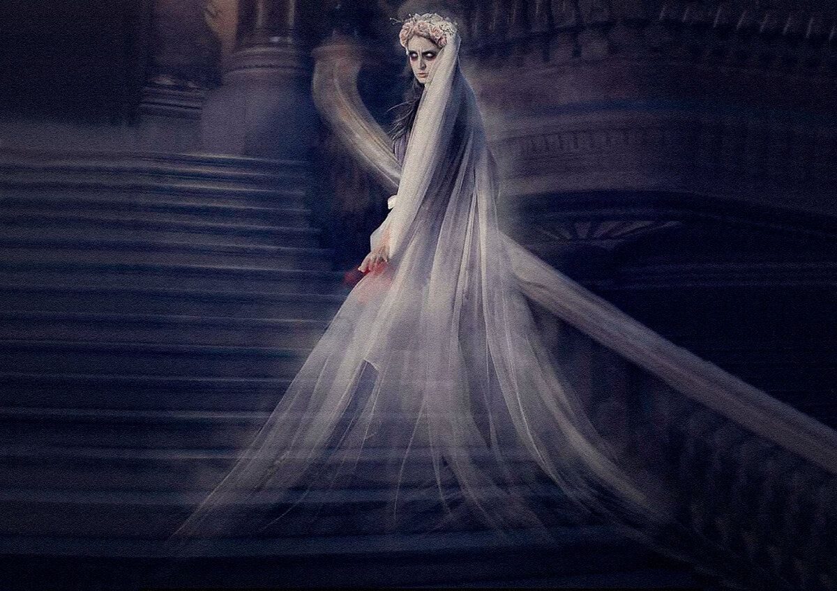 Призрак невесты. Обработка автора.