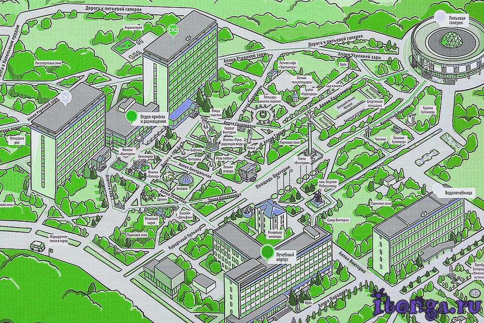 Схема парка "Виктория" (фото из интернета)