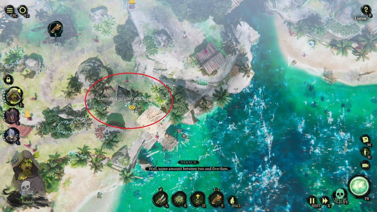 ✅Этот гайд по игре Shadow Gambit: The Cursed Crew поможет вам найти всех разработчиков на разных картах. При игре вам следует нажать «h», чтобы выделить врагов и видеть их имена.-16