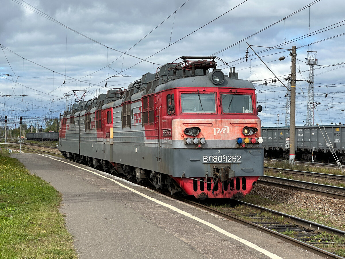Электровоз ВЛ80С-1262/719 (ТЧЭ-16 Красноуфимск), 28.08.2023 