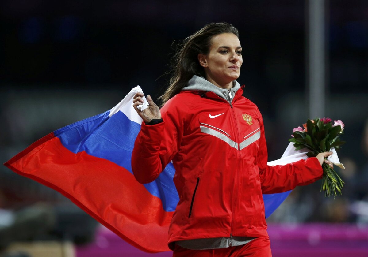 Первые российские спортсмены на олимпийских играх. Исинбаева 2022.