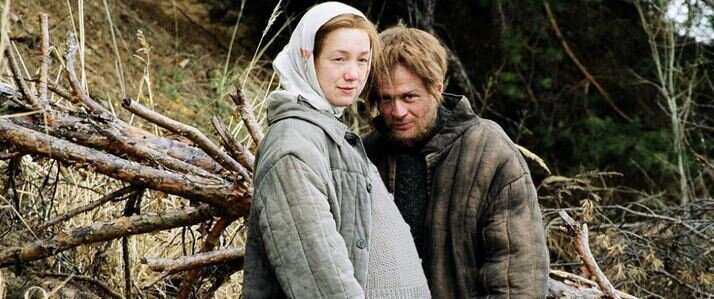 Дарья Мороз и Михаил Евланов в фильме "Живи и помни" (реж. А. Прошкин)