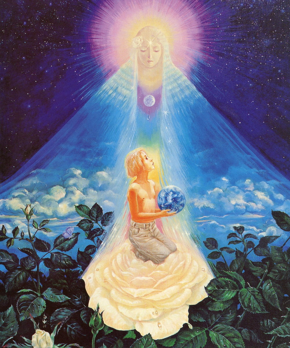 Мир души и мир духа. Свет Божественной любви. Эзотерическая живопись. Внутренний свет. Энергия божественного света.