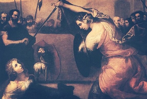 Хосе де Рибера "Женская Дуэль" (взято с просторов интернета)