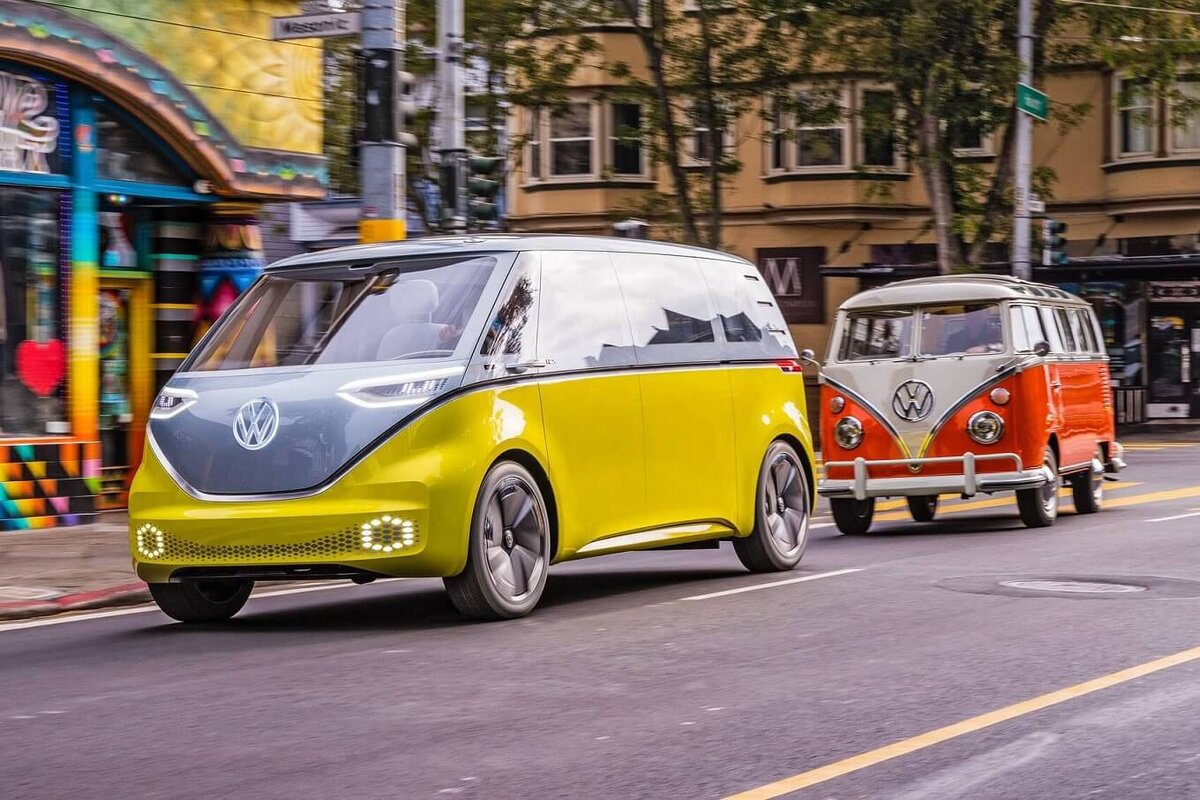 I.D. BUZZ и VW T1