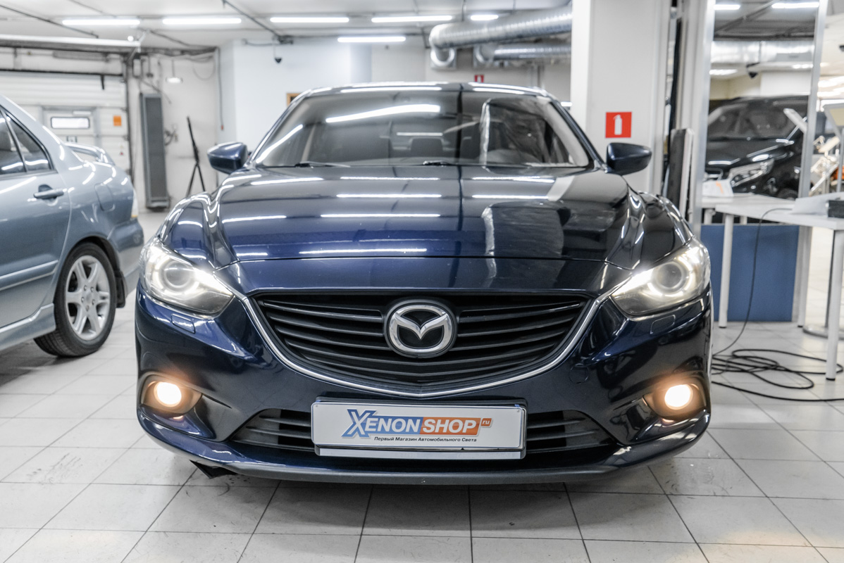 Вид авто до замены ПТФ модулей.