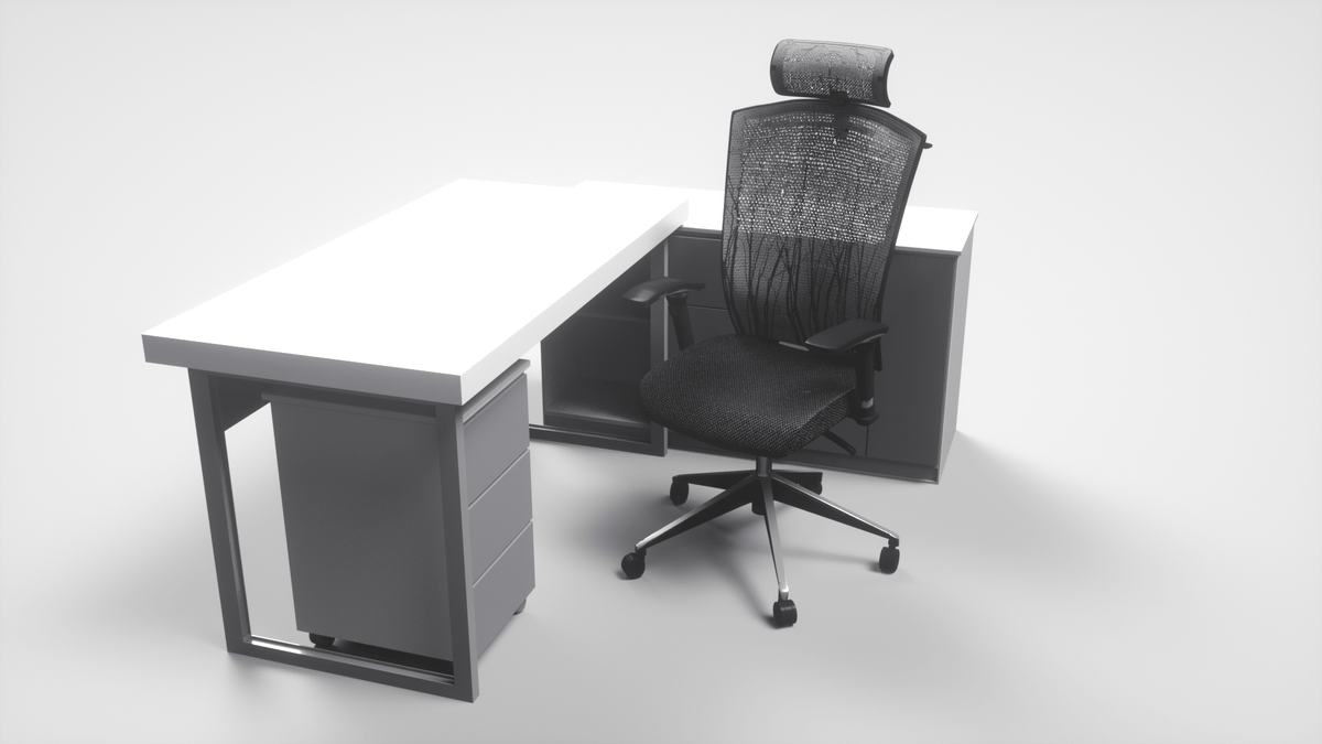 Простое рабочее место офисного сотрудника без перегородок - слышите вы, слышат вас