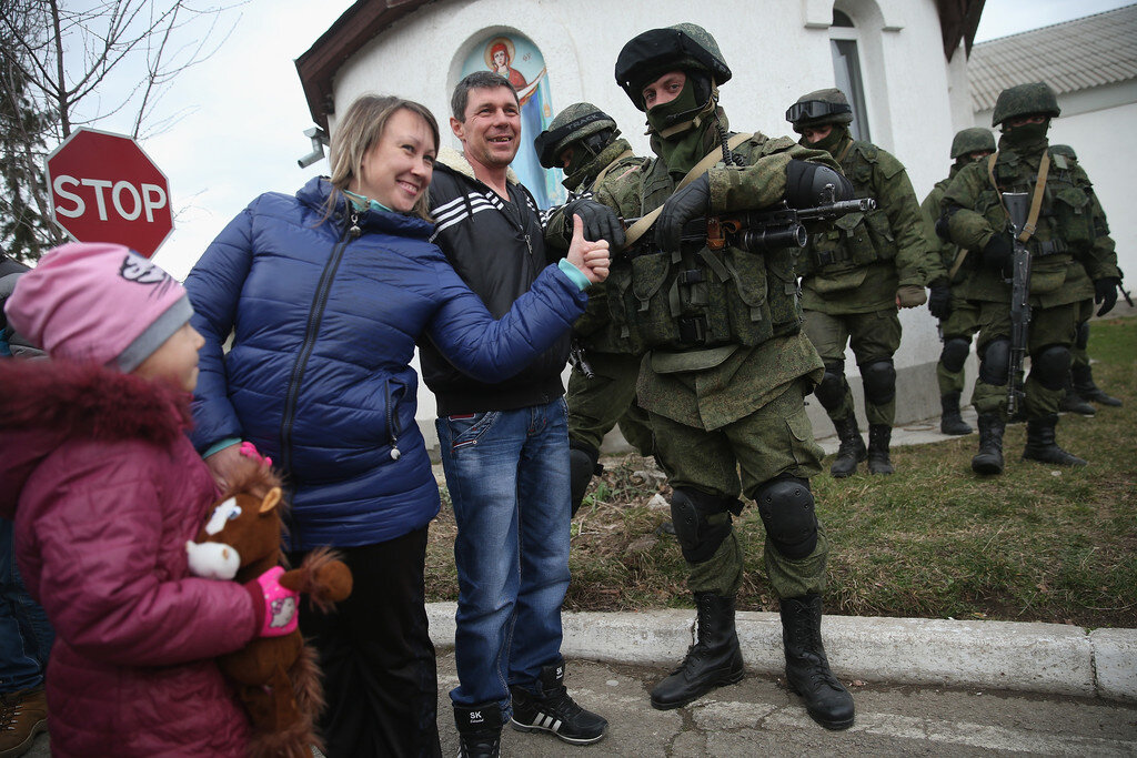 Крым 2014 Вежливые люди.