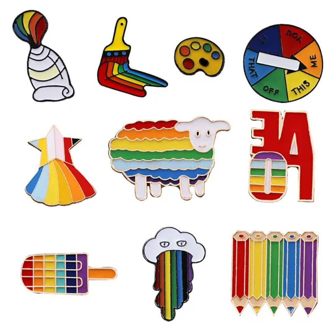 Значки "радуга"