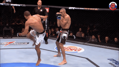 spining high kick Барбоза