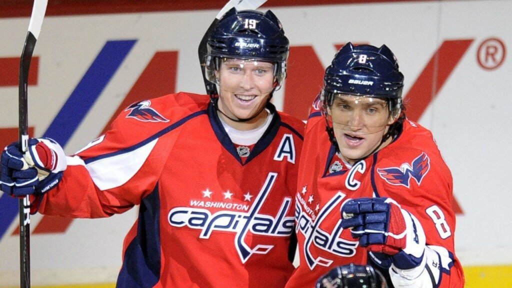 Партнёры по звену - Бэкстрём и Овечкин. уже тринадцатый год вместе.  фото:открытые источники сети.