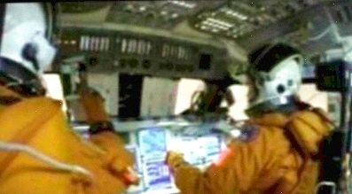 За несколько секунд до взрыва. Шаттл Колумбия