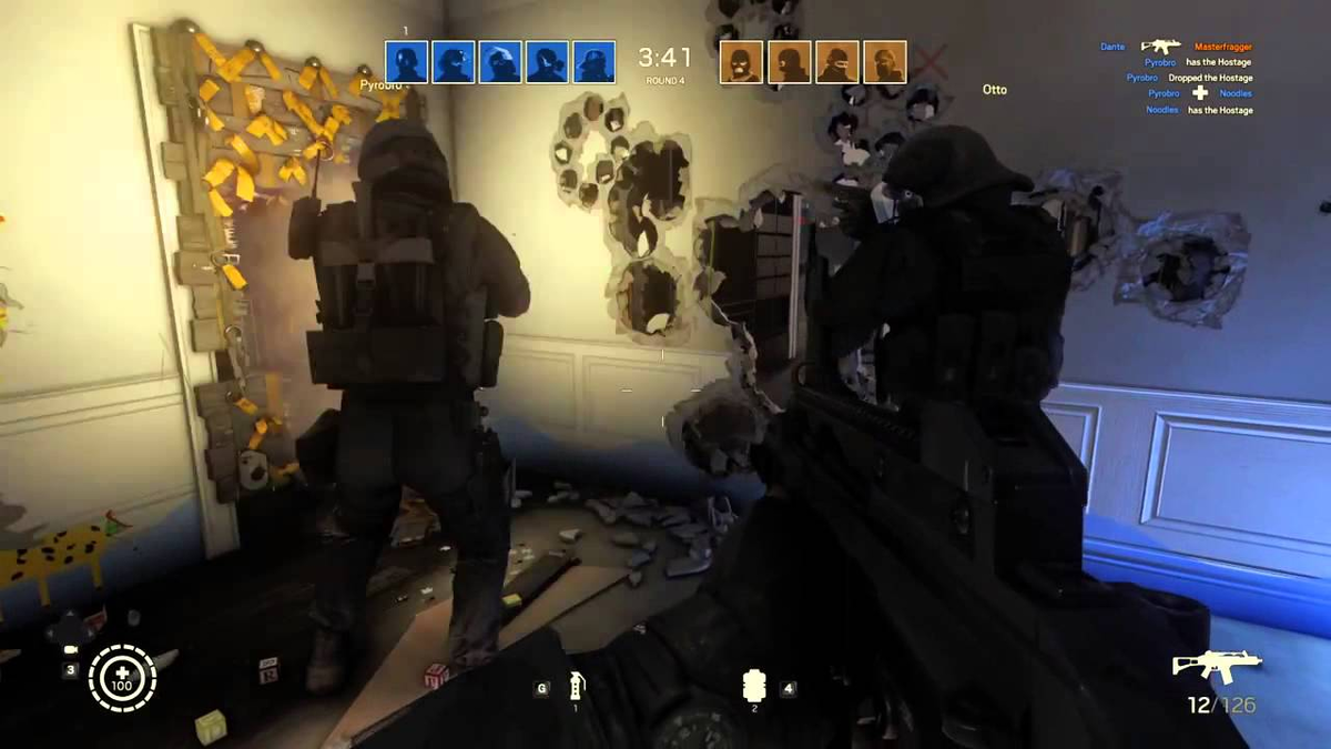 Кадр из трейлера Rainbow Six Siege на E3 2014