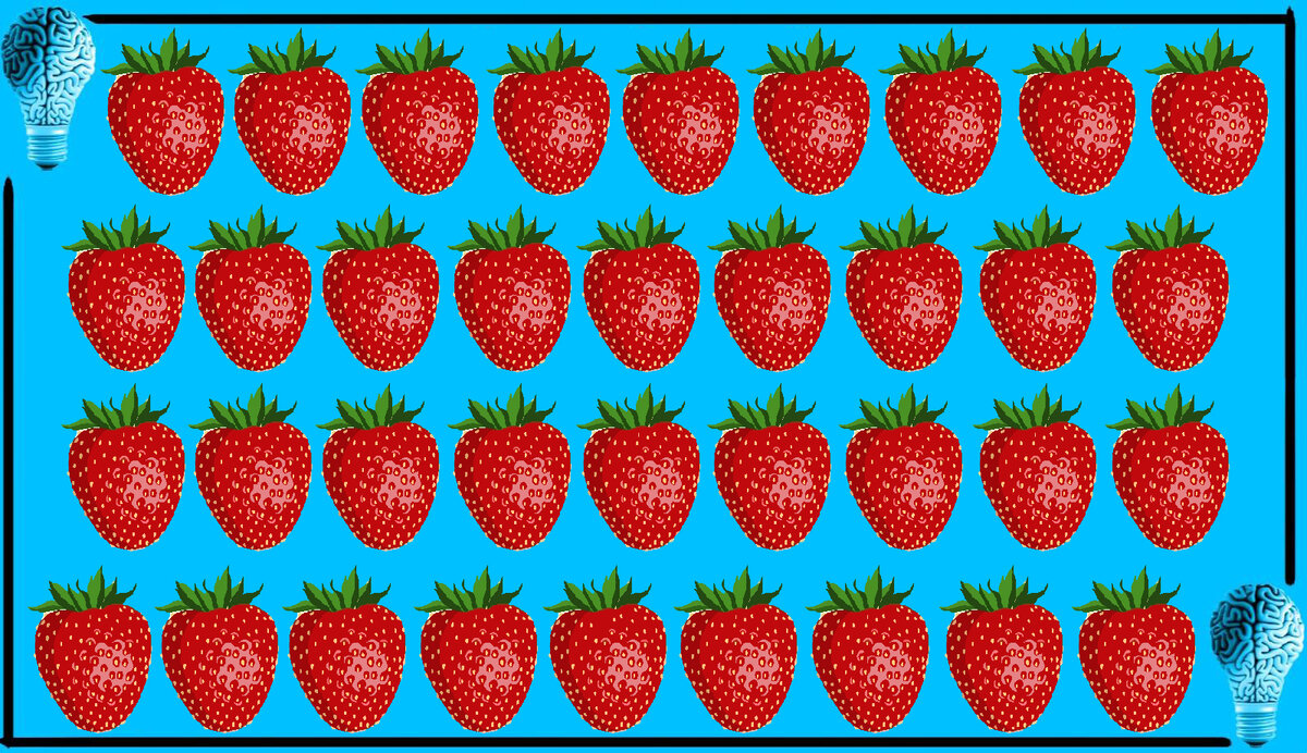 А какая здесь клубника отличается от других? Авторская картинка.