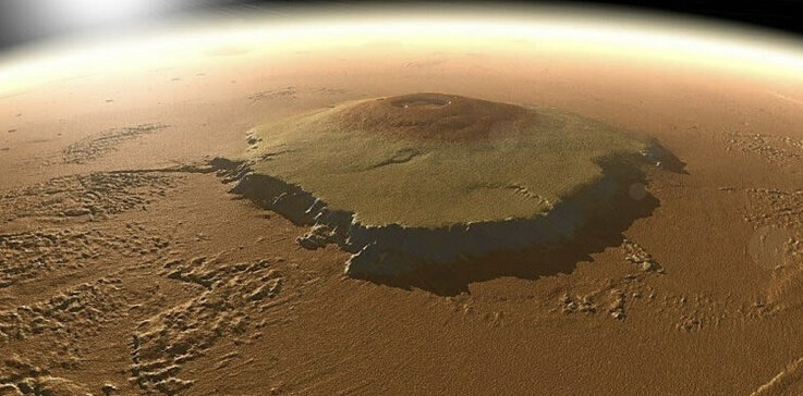 Гора Олимп на Марсе