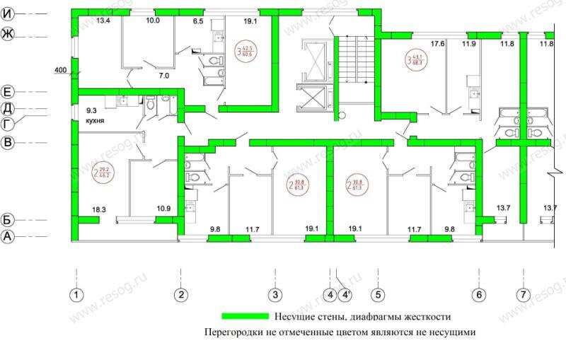 Перепланировка брежневки