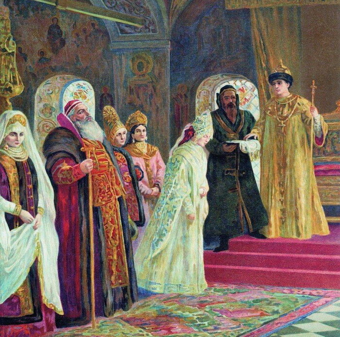 На ком женился иван грозный Как выбирали жену для князя: древнерусские смотрины в живописи. Parnas on-line g