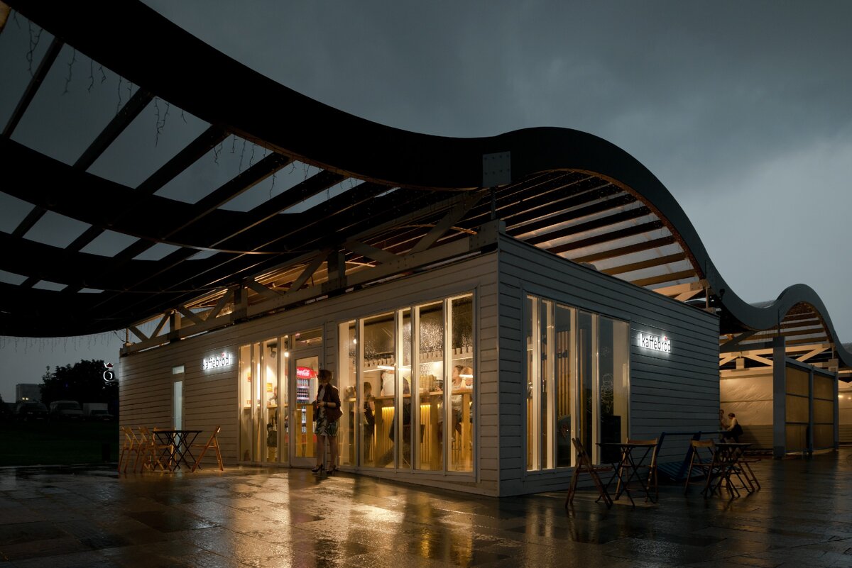 Фото кофейни - вид снаружи