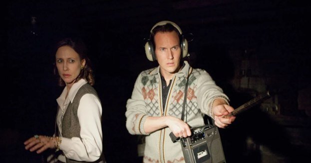 Кадр из кинофильма «Заклятие» Джеймса Вана. Супруги Уоррены, роль которых сыграли Вера Фармига и Патрик Уилсон