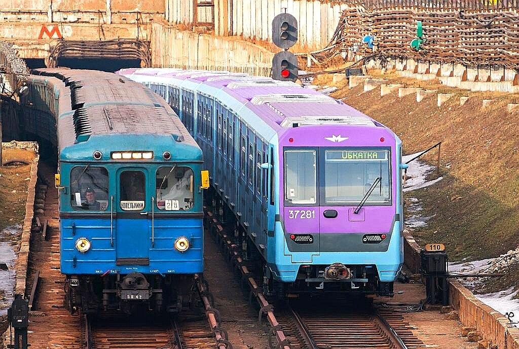Перегон Волгоградский пр-т - Текстильщики - один из самых длинных в Москве