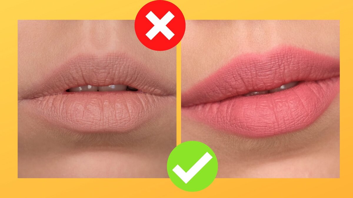 Слишком светлые губы в большинстве случаев не украшают лицо