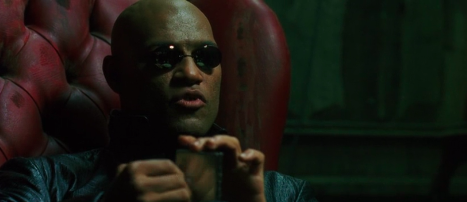 Кадры из фильма "Матрица"