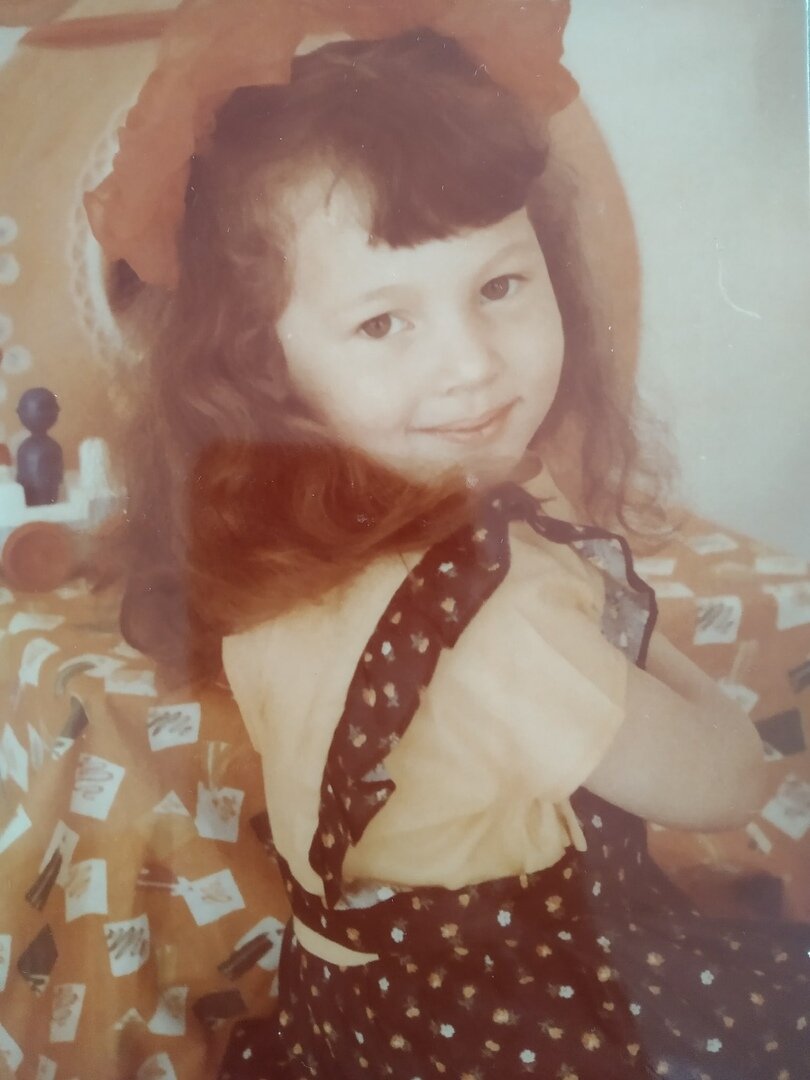 Фото меня маленькой, когда я занималась балетом.