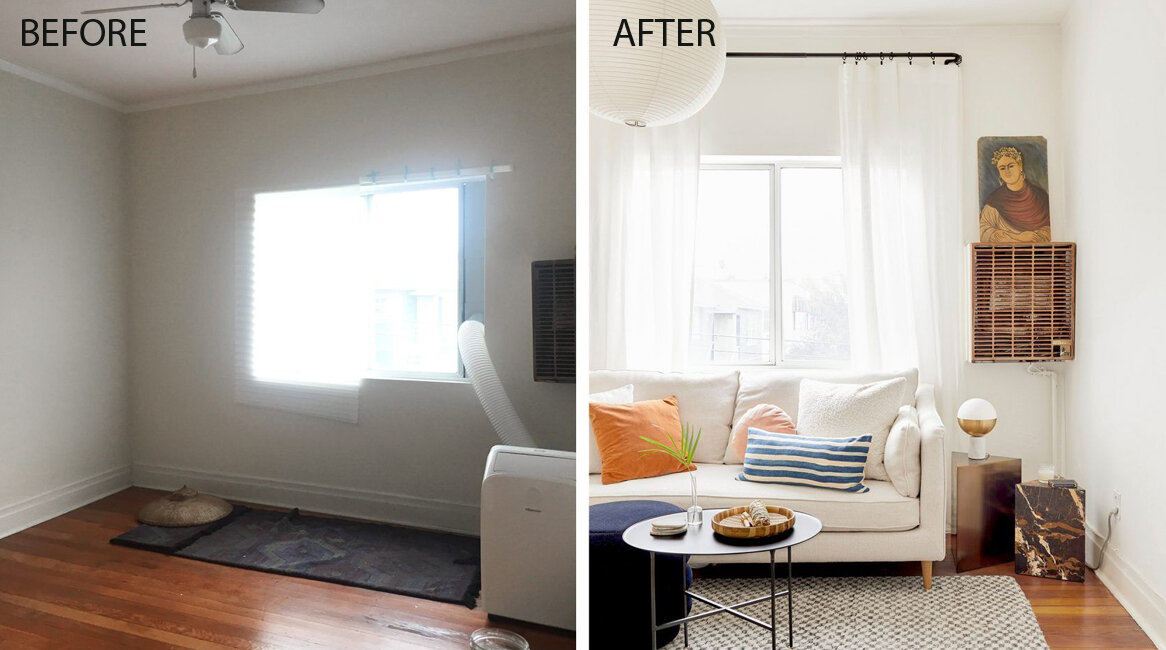 Преображение гостиной комнаты с помощью декорирования