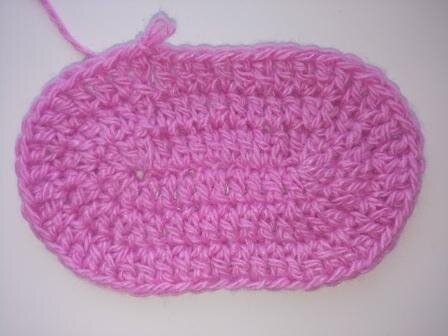 Фото с моего сайта vyazok.ru. Овал из ССН