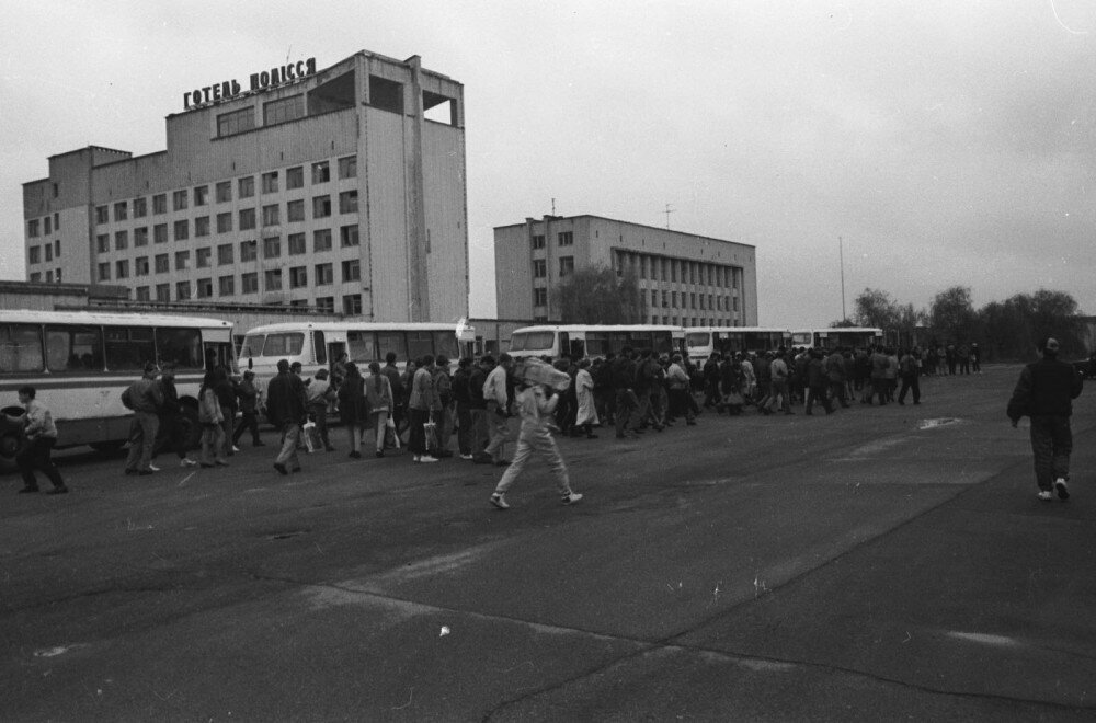 Эвакуация города Припять. 27 апреля 1986 г.