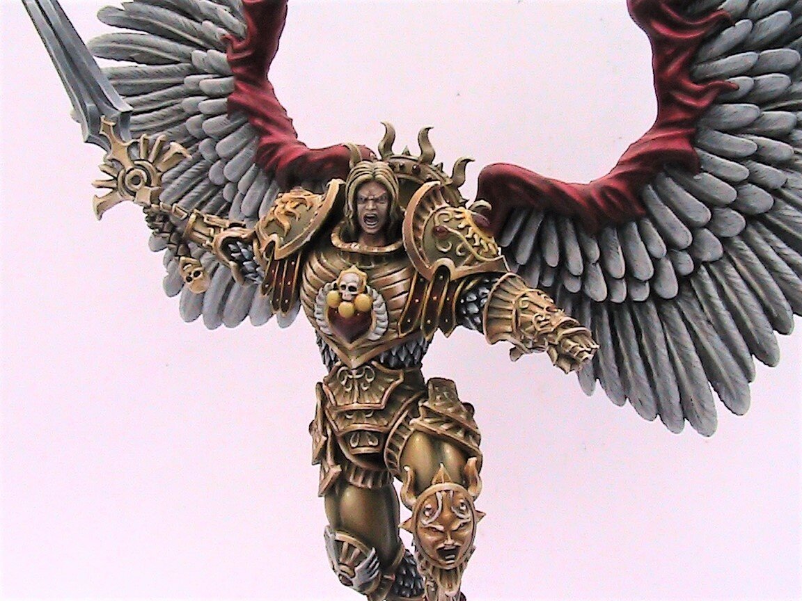 Миниатюра примарха со светлыми волосами