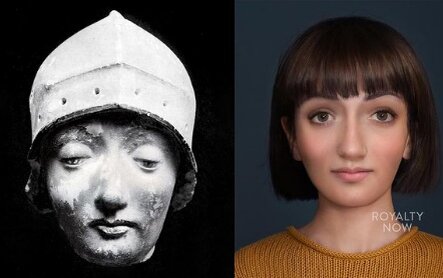 Рис. 2. Жанна д'Арк с тем же печальным выражением лица