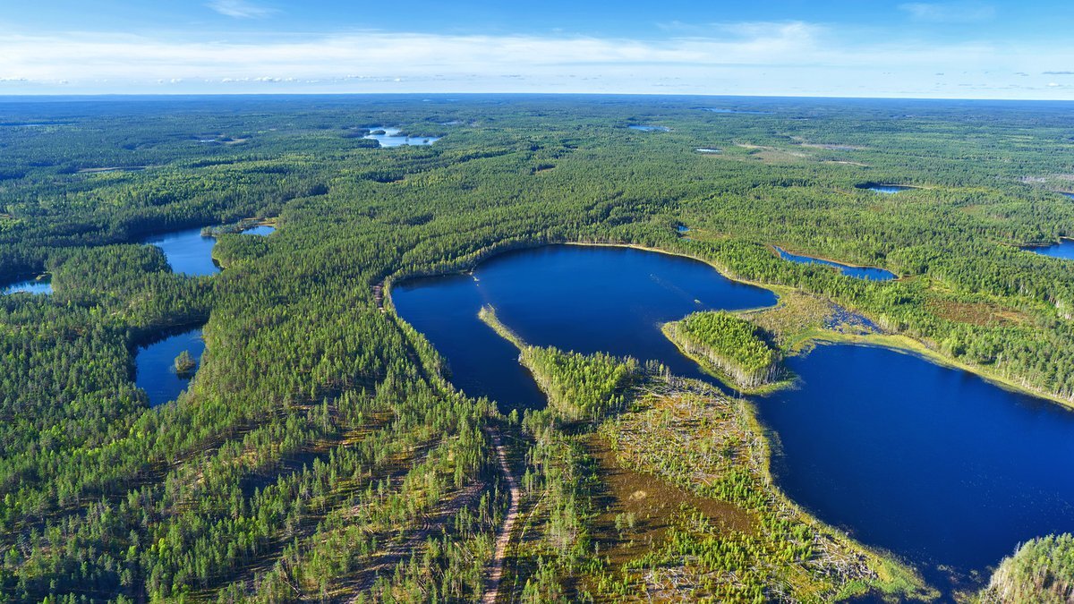 Край тысячи рек и озёр. Фото из интернета.