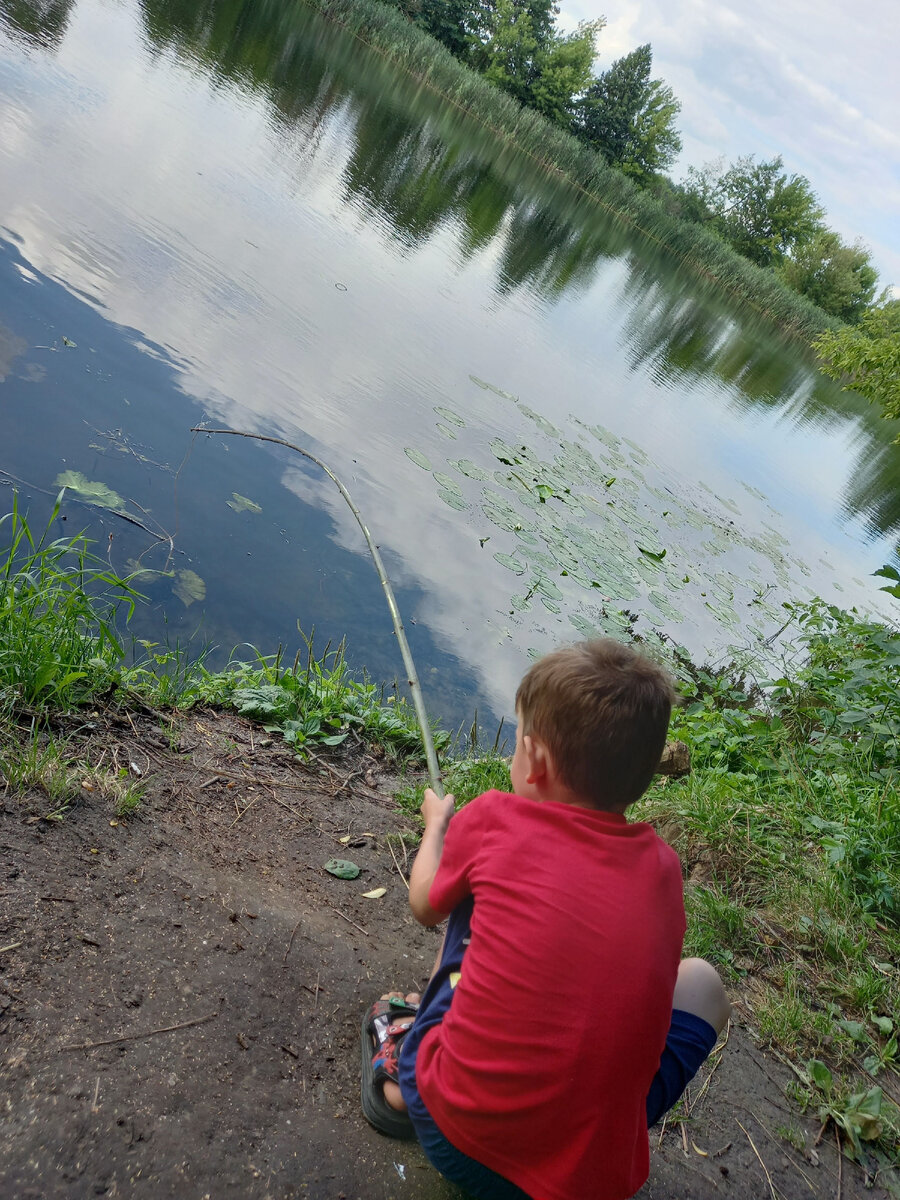 Ну и конечно не обошлось без первого улова 