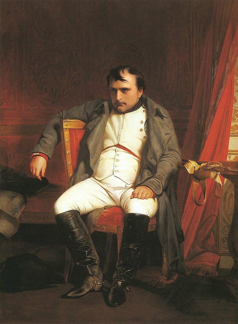 Наполеон Бонапарт в 1814 г. после отречения от престола.