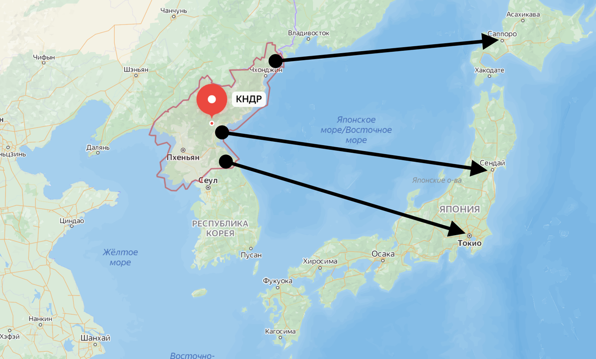 Владивосток япония расстояние. Корейский полуостров. Куда могут долететь корейские ракеты. Острова КНДР В японском море. Японское море карта запуск КНДР.