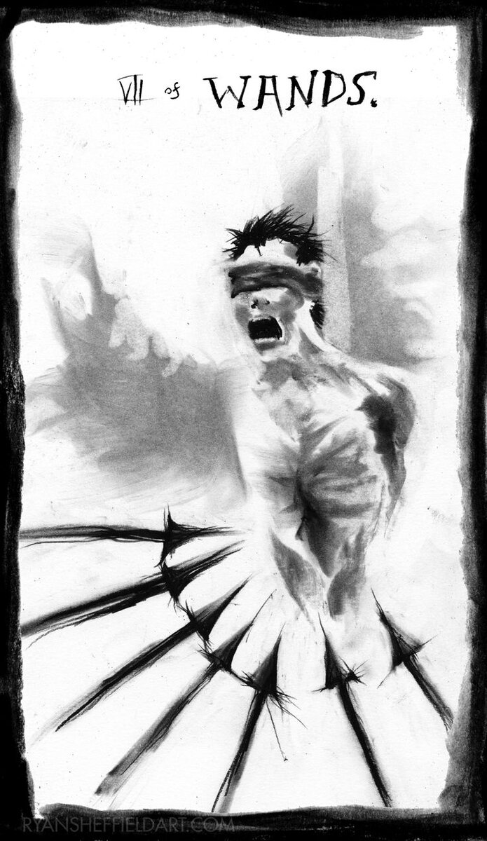 art: Ritual Abuse Tarot by Ryan Sheffield