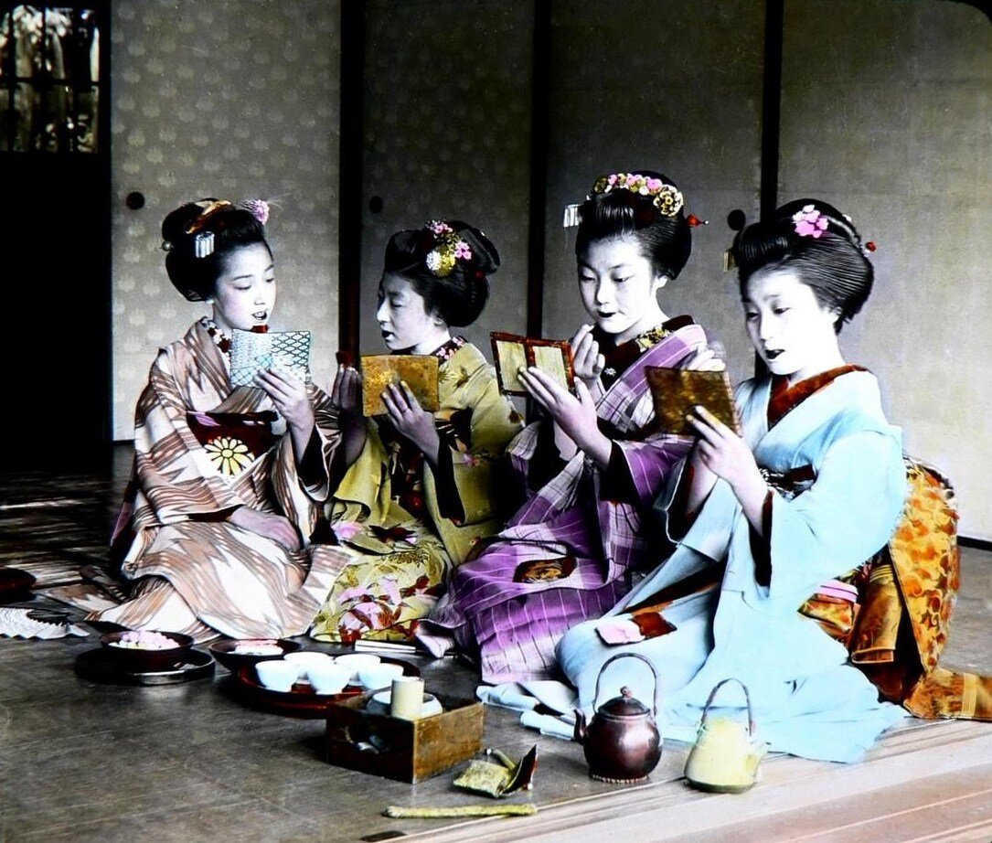 Гейши в Японии 18 век