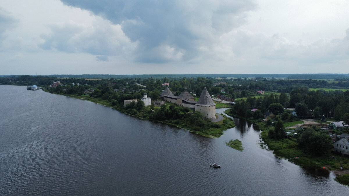 Старо-Ладожская крепость. Фото с дрона